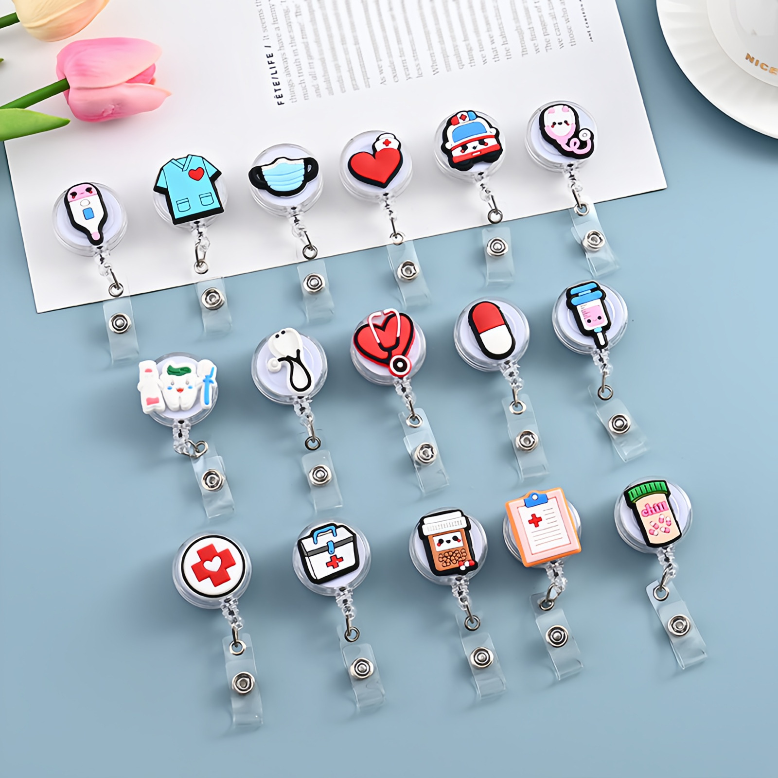 Plastic Retractable Badge Wheel